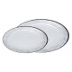 Ensemble assiettes de service 40x28 cm / 35x25 cm