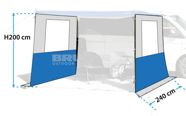 SUNNY VAN ROOF SIDEWALL SET
