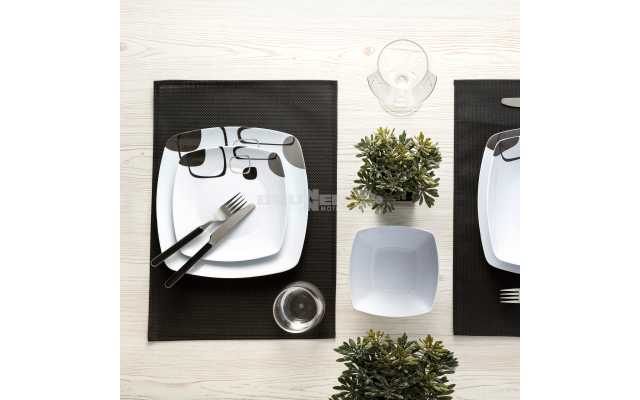 Dinner plate 25x25 cm