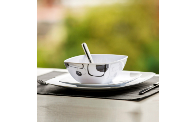 Assiette plate 25x25 cm