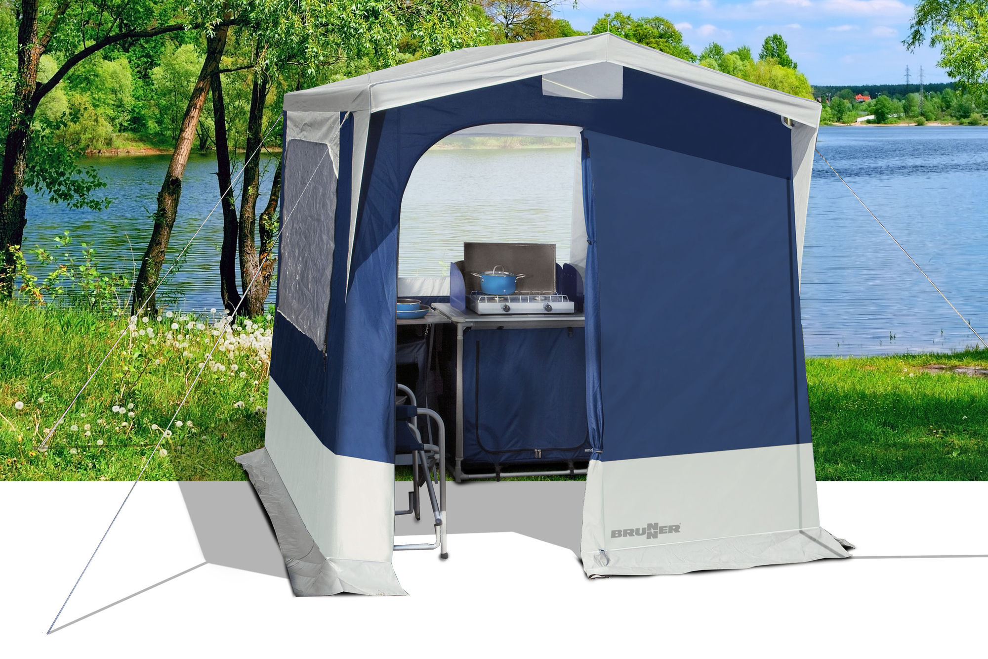 Gusto NG III 200x200 Brunner Camping Tente Cuisine