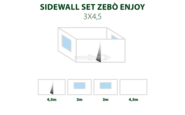 SIDEWALL SET ZEBÒ ENJOY PRO