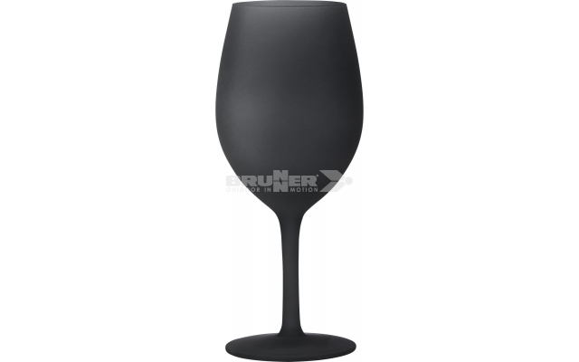 SET WINEGLASS BLACKSATIN
