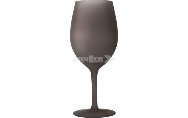SET WINEGLASS BROWNSATIN