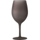 SET WINEGLASS BROWNSATIN