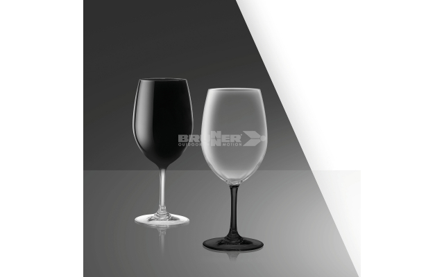 SET WINEGLASS THANGO BLACK & WHITE