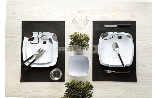 Assiette creuse 23x23 cm