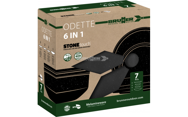 6 IN 1 ODETTE DOUBLE BLACK