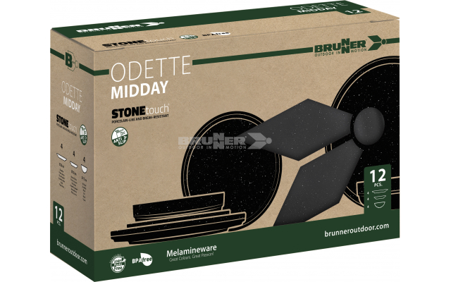 MIDDAY ODETTE DOUBLE BLACK